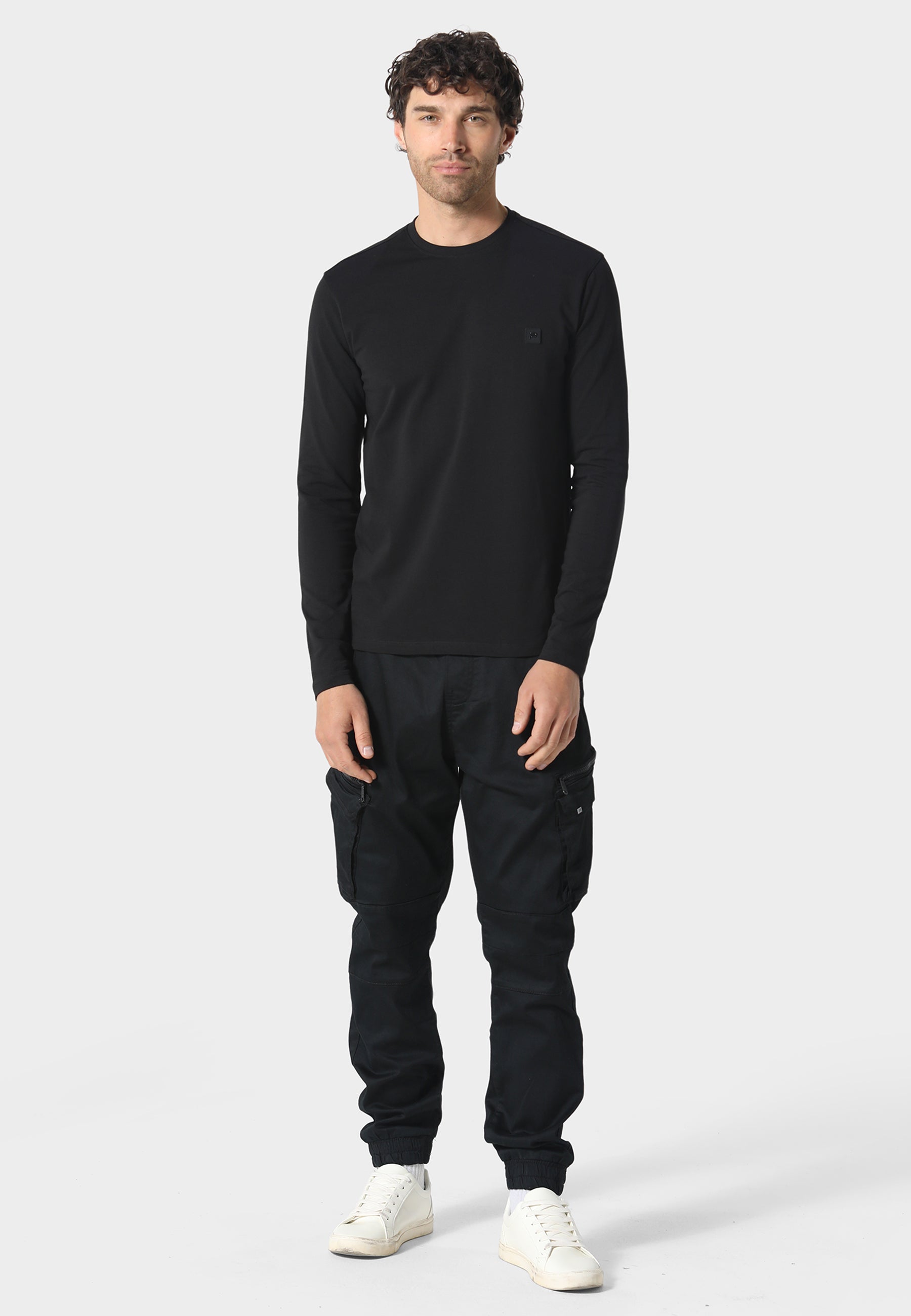 883 Police Highgate L/S Black T-Shirt